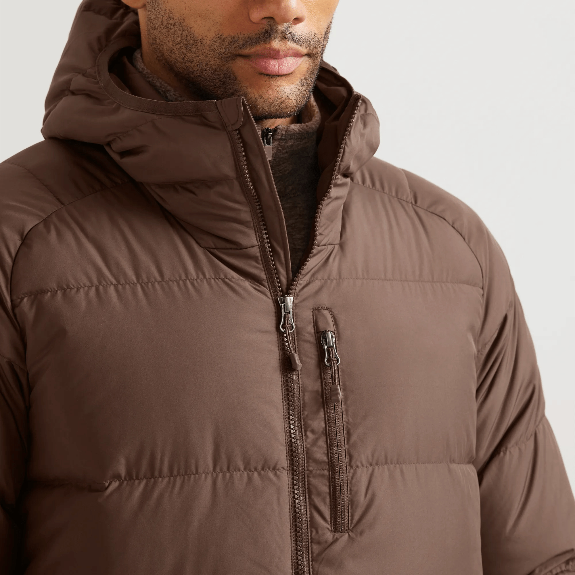 Men's Super Down Hooded Jacket - Image 3