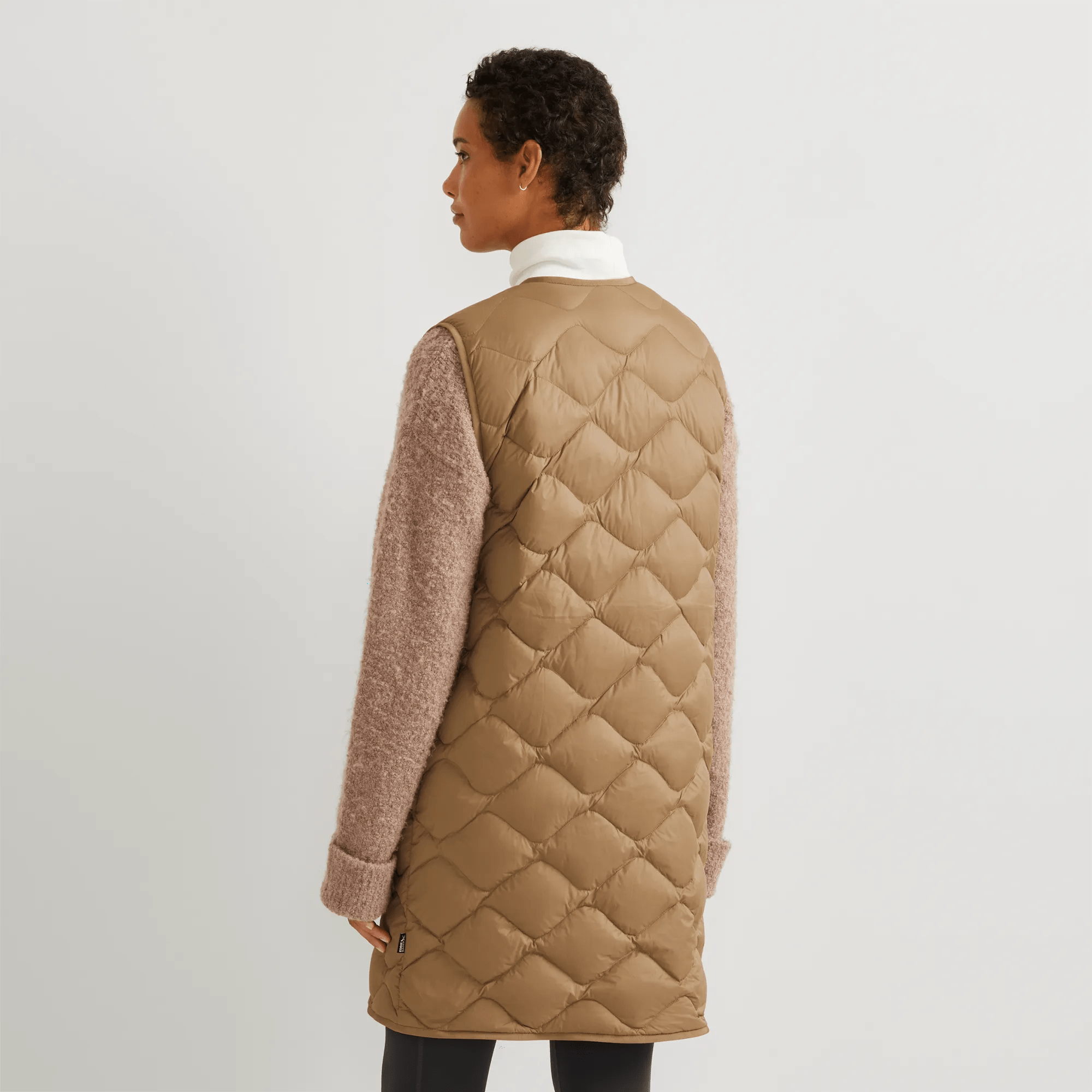 Women's Shaw Long Down Vest - Image 2