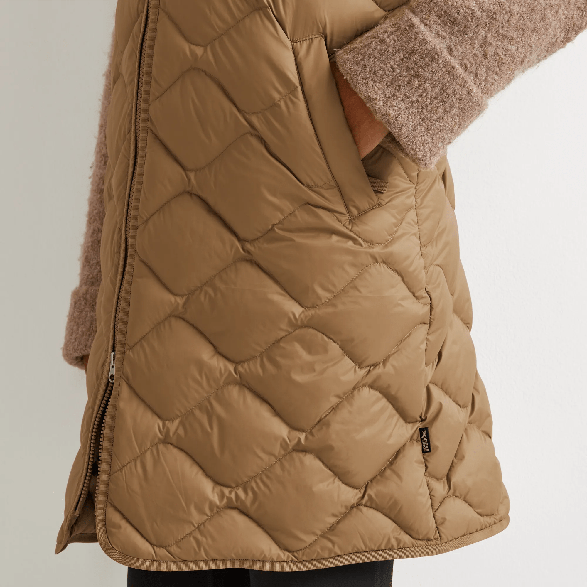 Women's Shaw Long Down Vest - Image 4