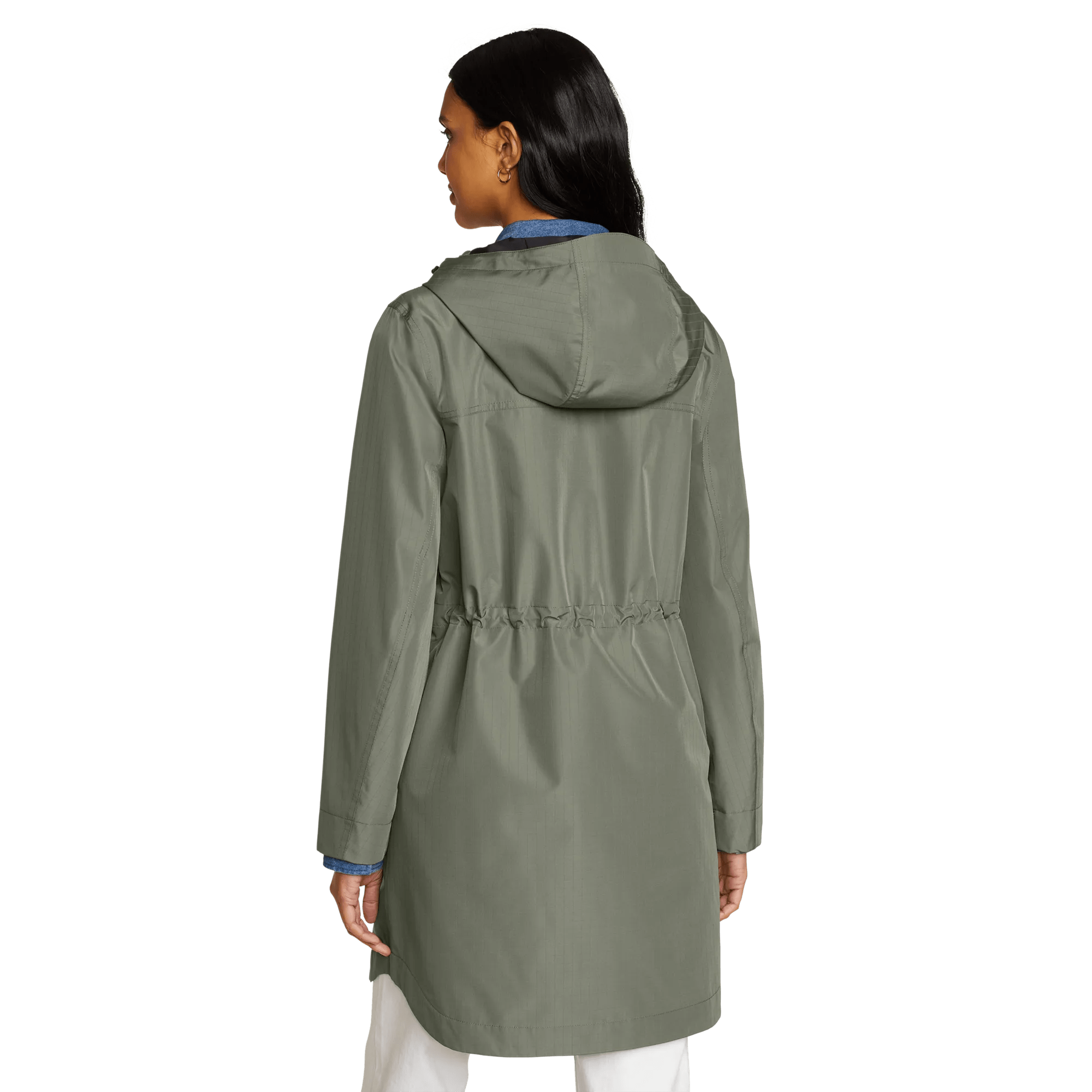 Women's Port Townsend Waterproof Hooded Trench Coat - Image 2