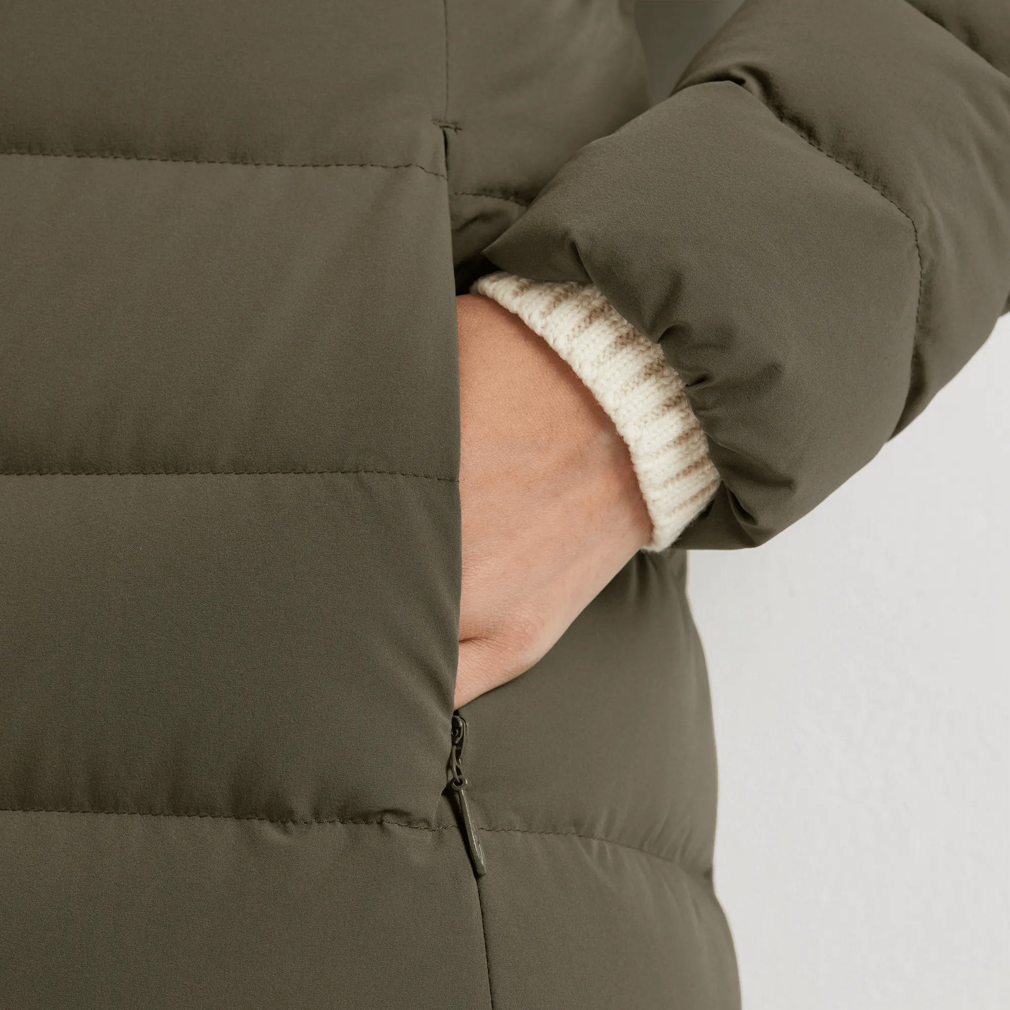 Women's EB Stretch Down Hooded Parka - Image 3