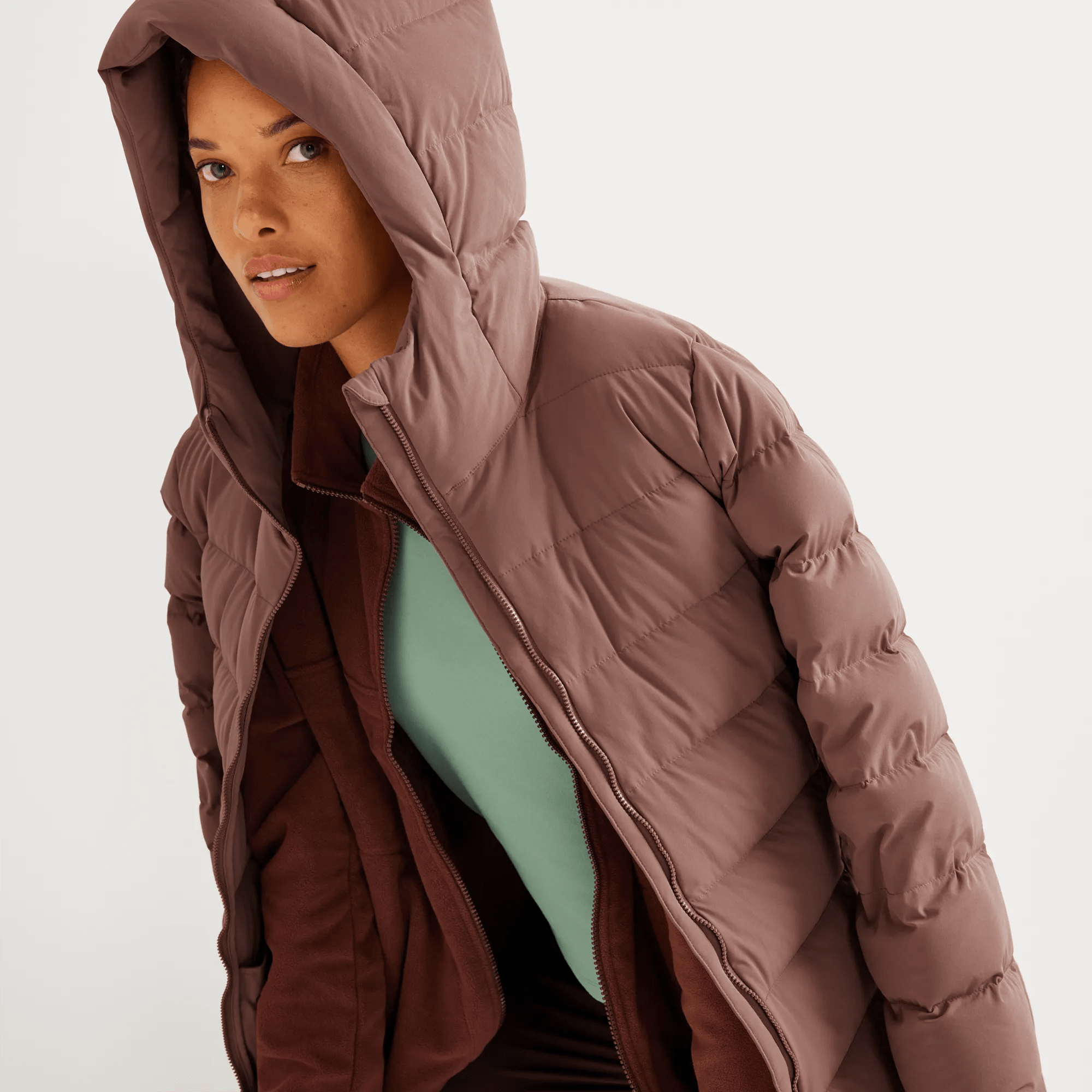 Women's EB Stretch Down Hooded Parka - Image 5