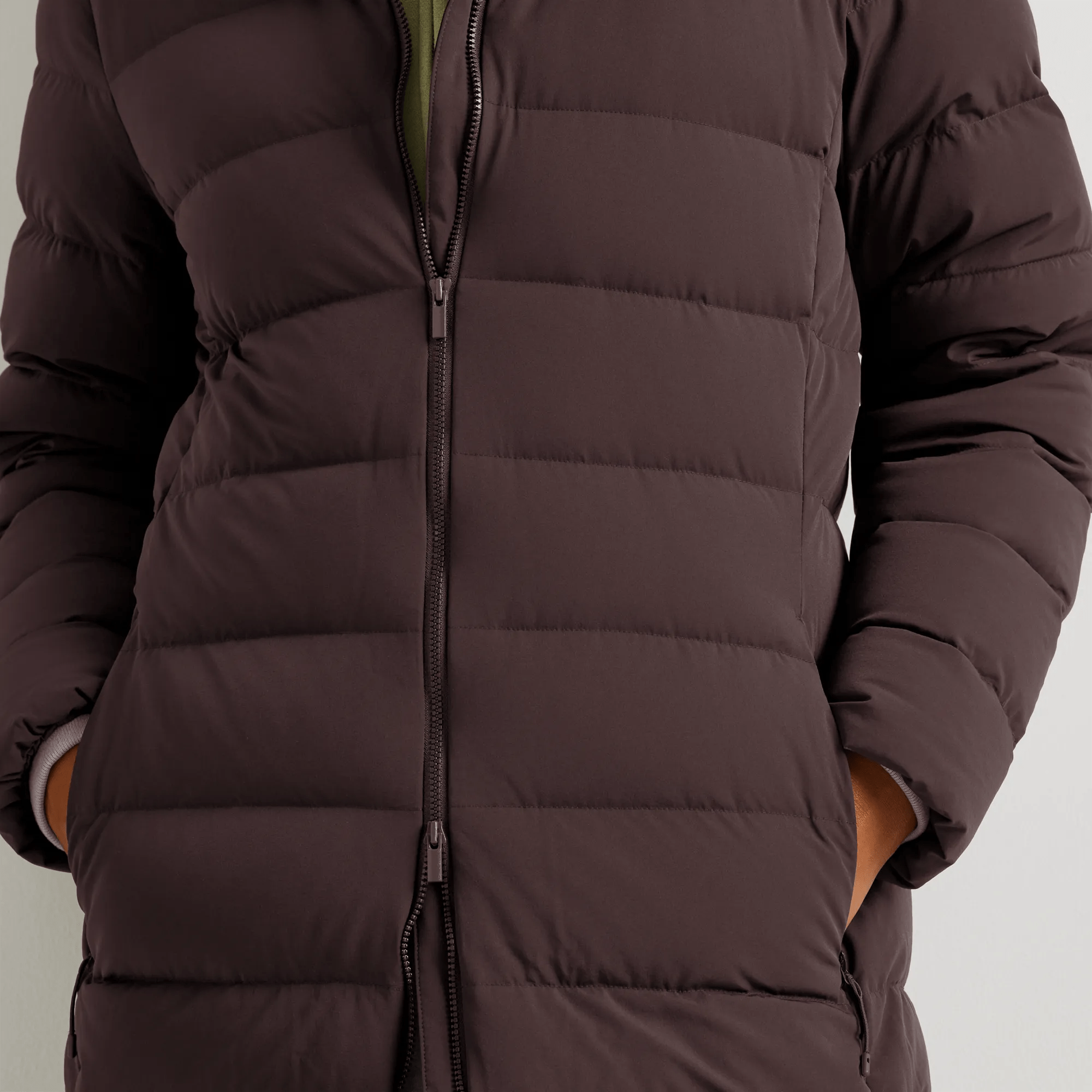 Women's EB Stretch Down Hooded Duffle Coat - Image 4