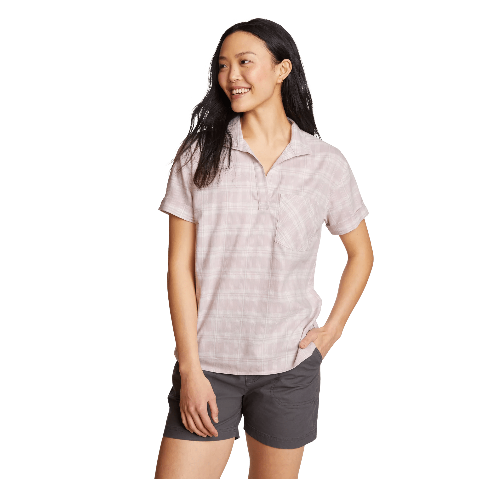 Women's Durable Hemp Short-Sleeve Shirt - Image 3