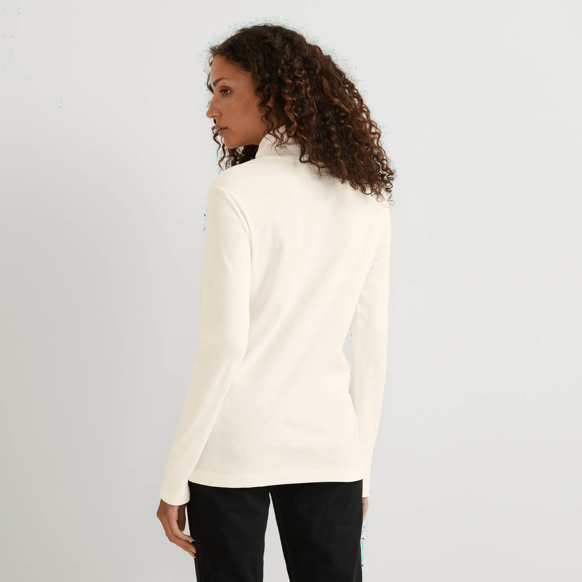 Women's Favorite Long-Sleeve Turtleneck - Solid - Image 2