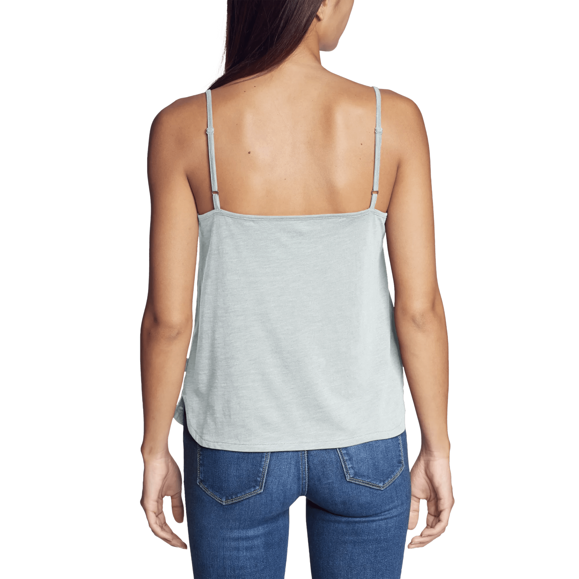 Women's Gate Check Tie-Strap Tank Top - Solid - Image 2