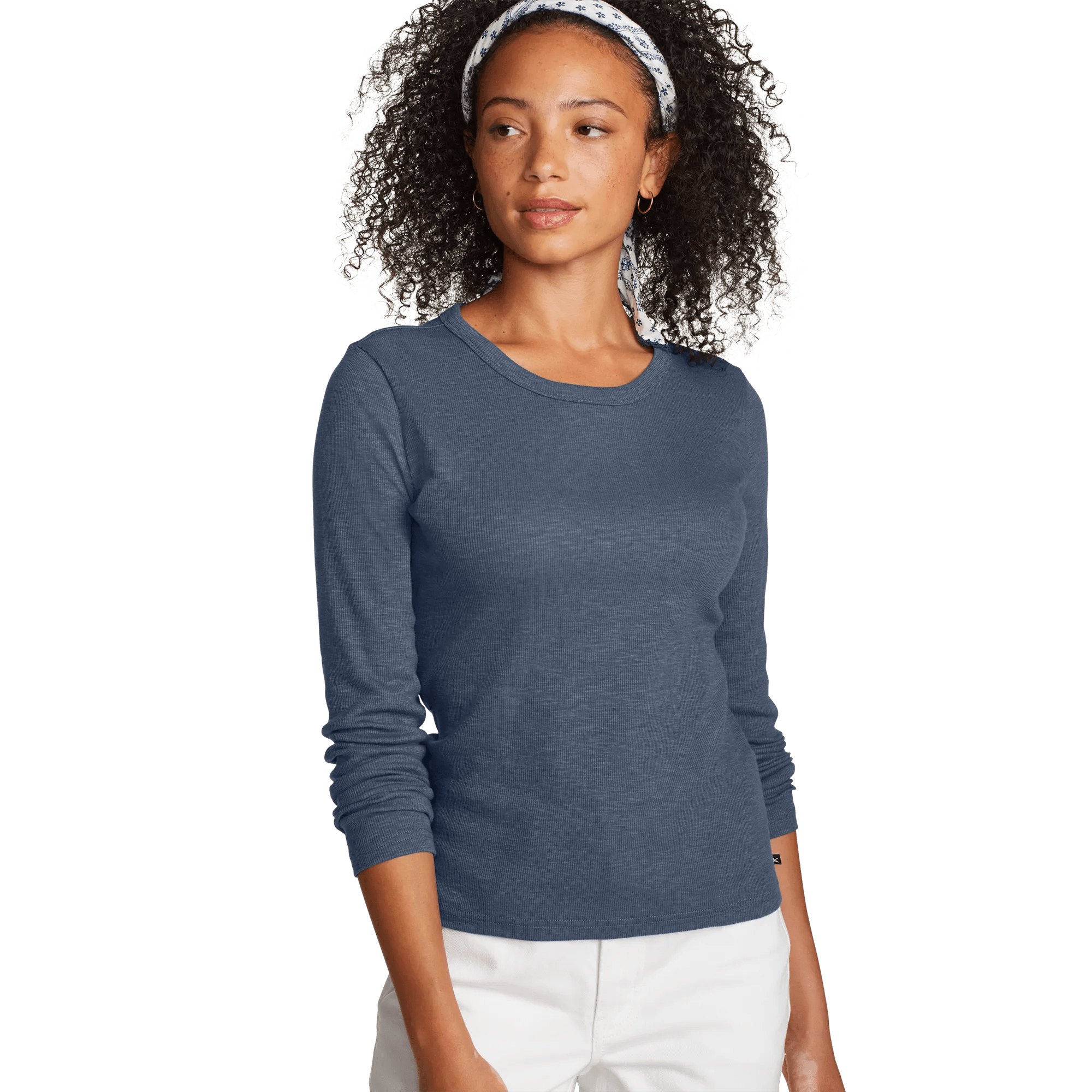 Women's Infinity Slub Long-Sleeve Crew - Image 3