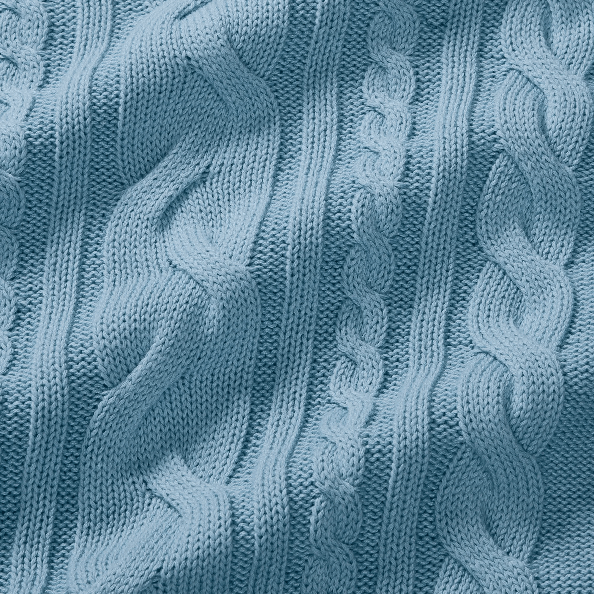 Women's Classic Cable Crew Sweater - Image 4