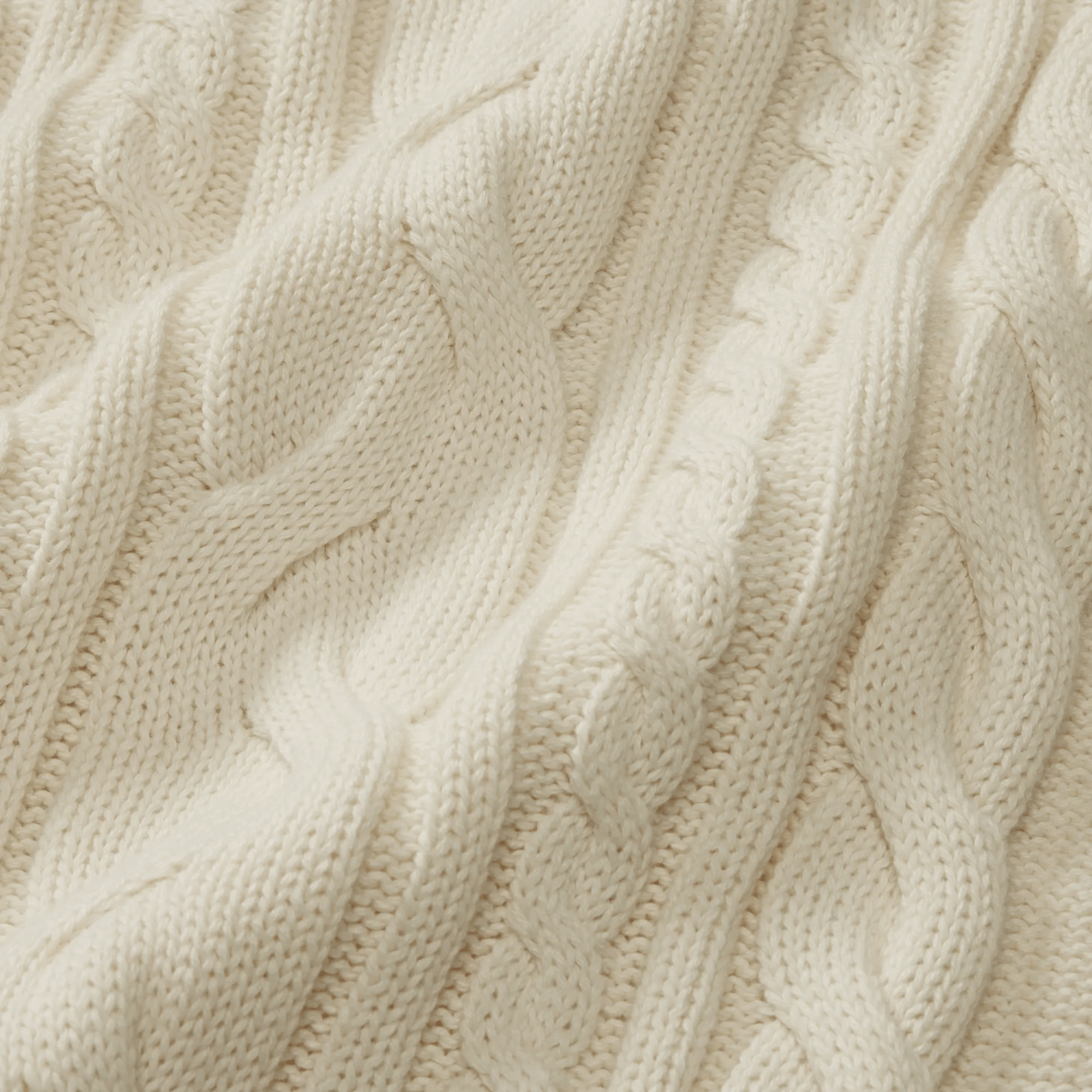 Women's Classic Cable Crew Sweater - Image 4