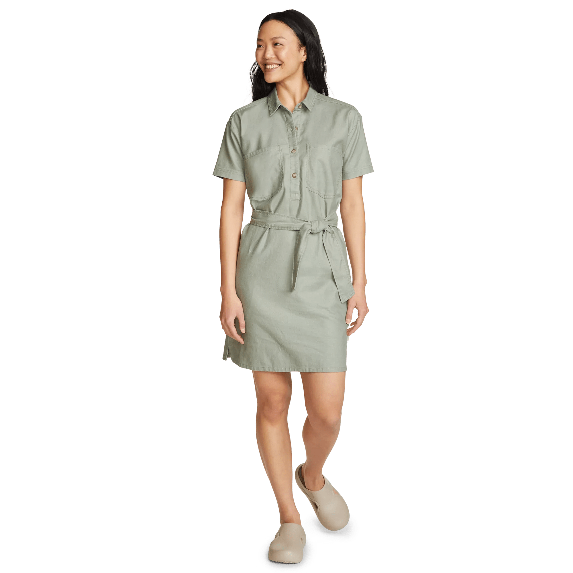 Women's EB Hemplify Utility Short-Sleeve Dress - Image 3