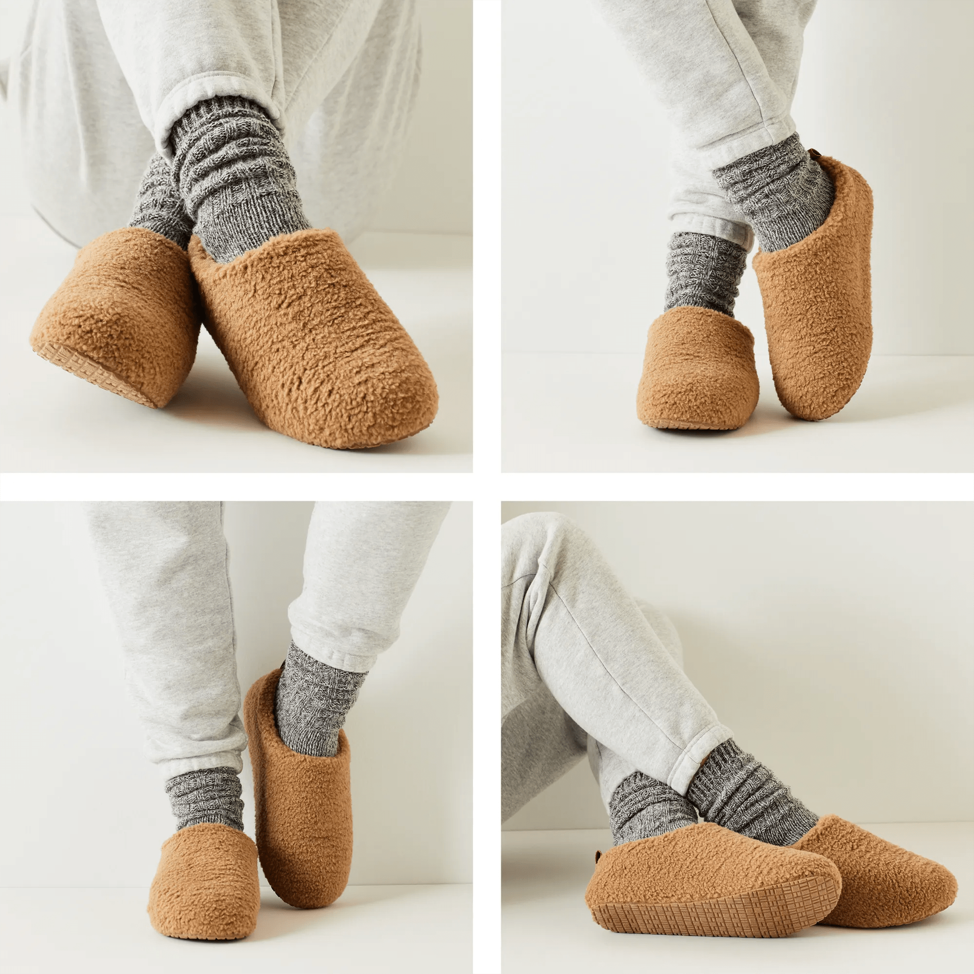 Women's Cozy Faux Shearling Scuffs - Image 2