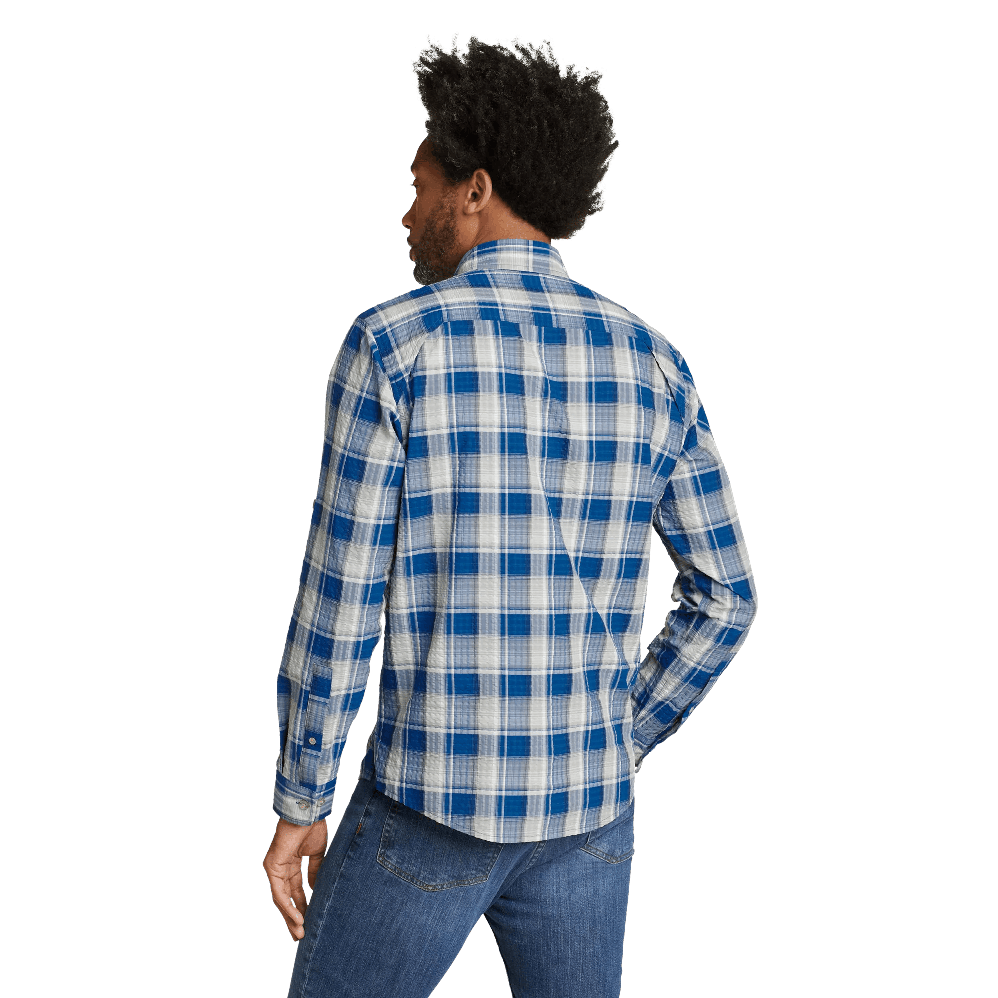 Men's Pack It Seersucker Long-Sleeve Shirt - Image 2