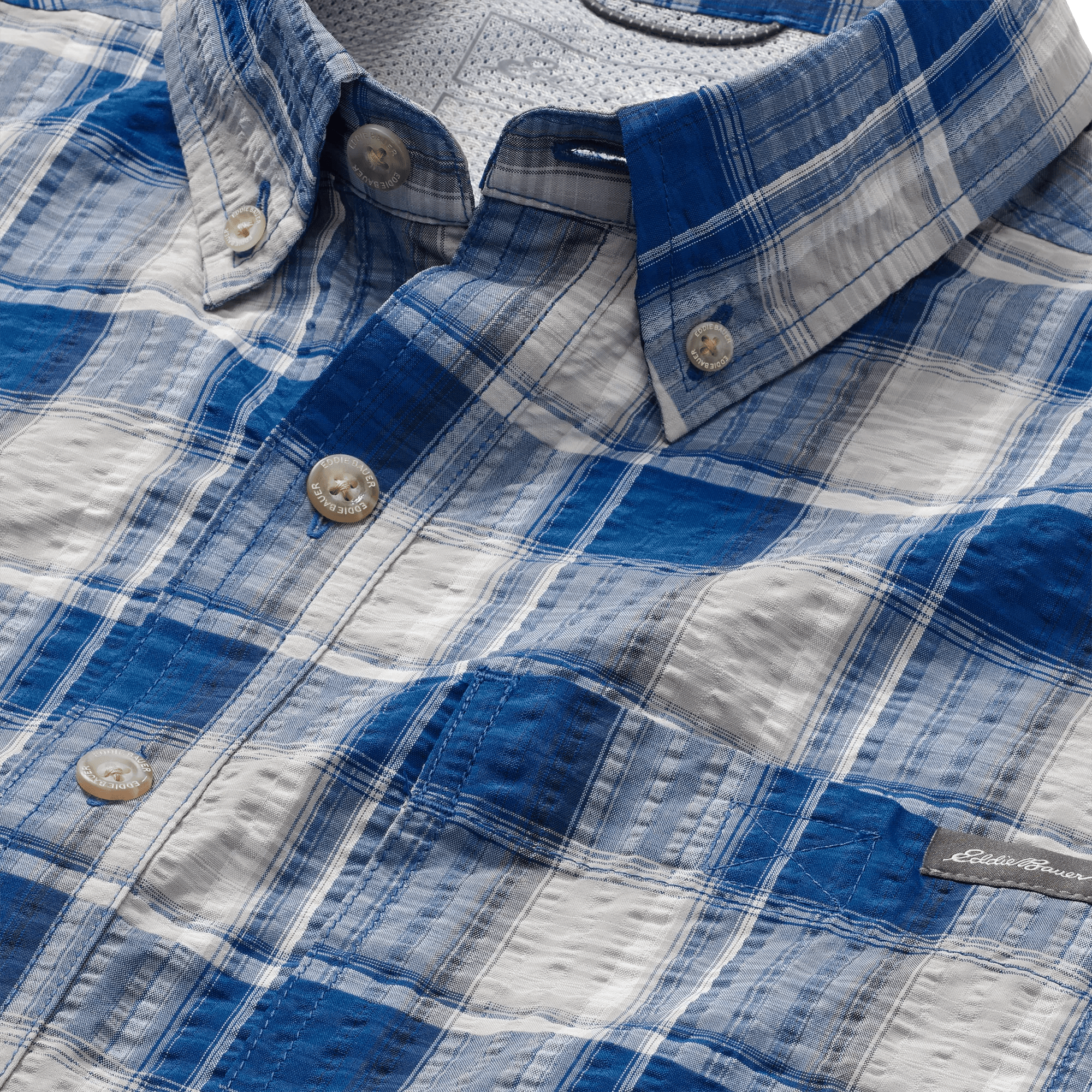 Men's Pack It Seersucker Long-Sleeve Shirt - Image 3