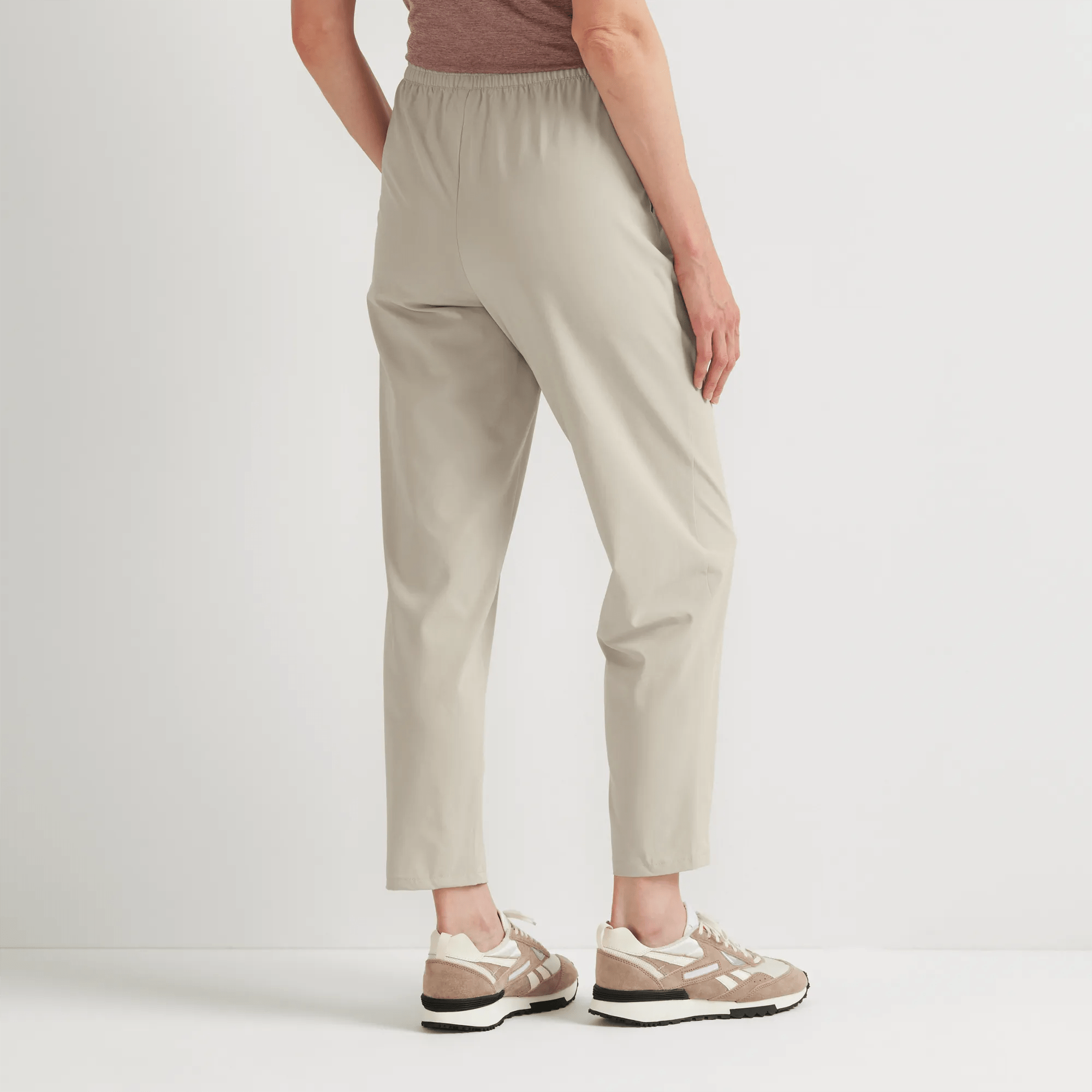Women's Departure Stretch Tie-Front Ankle Pants - Image 2