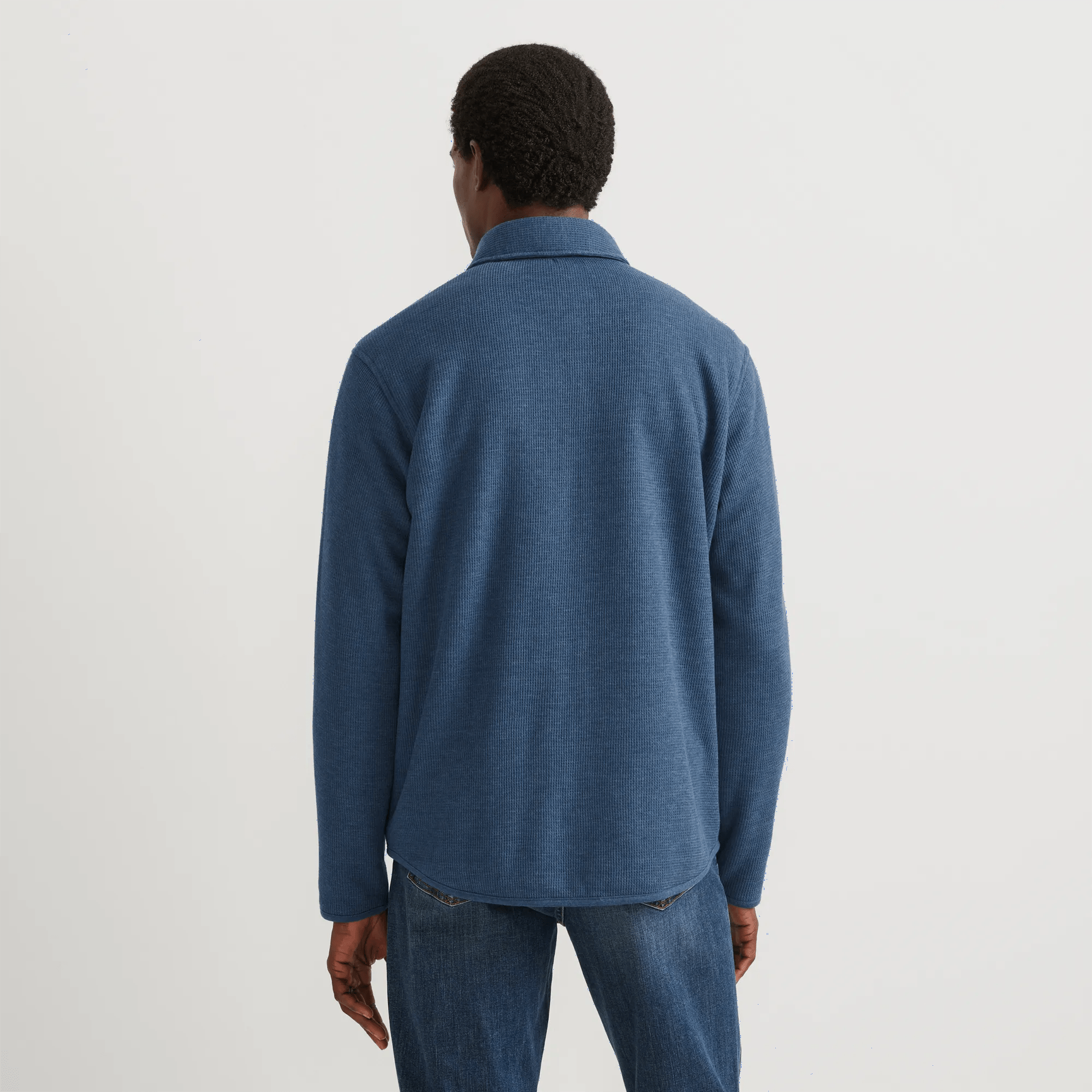 Men's Faux Shearling-Lined Thermal Shirt - Image 2