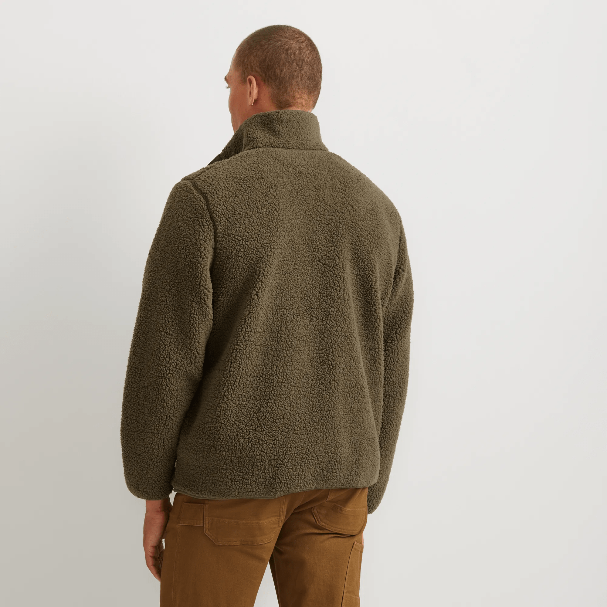 Men's Chill Out Fleece Snap Moc Pullover - Image 2