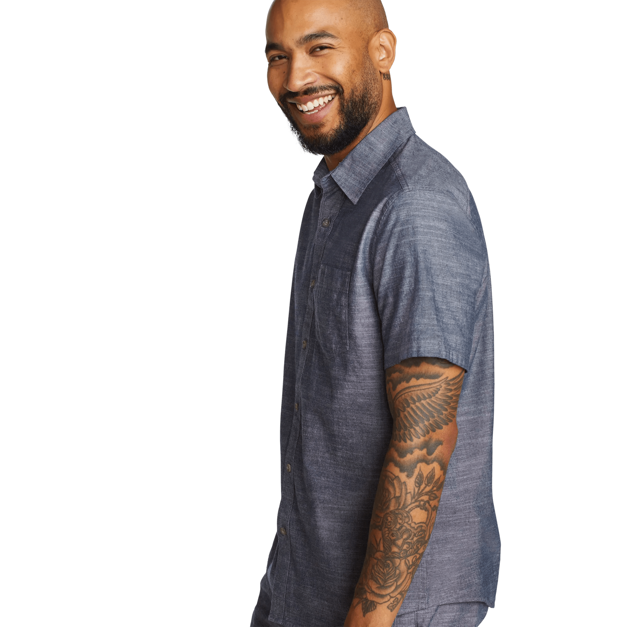 Men's Short-Sleeve Camano Shirt - Solid - Image 3