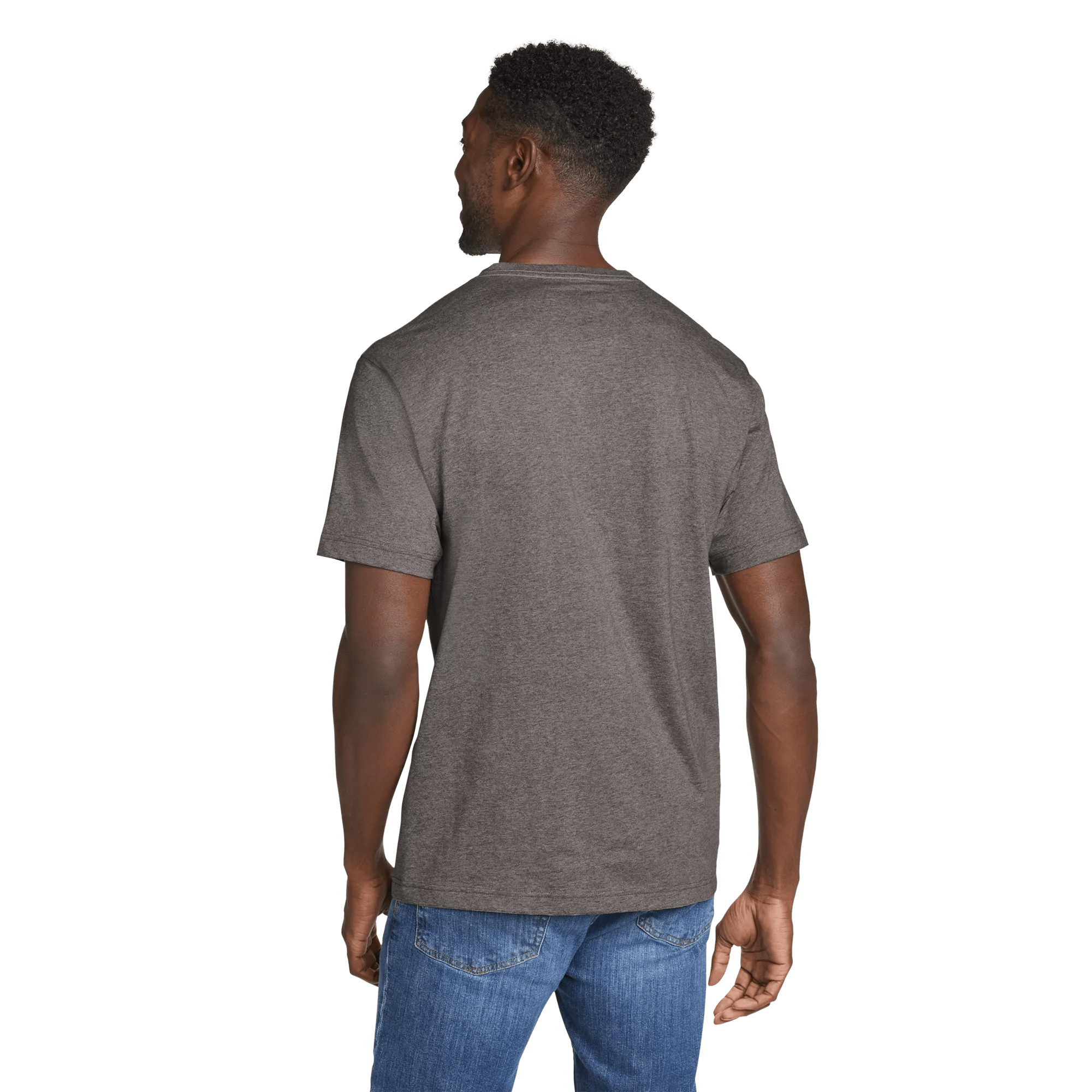 Men's Legend Wash Classic Short-Sleeve 100% Cotton V-Neck T-Shirt - Image 2