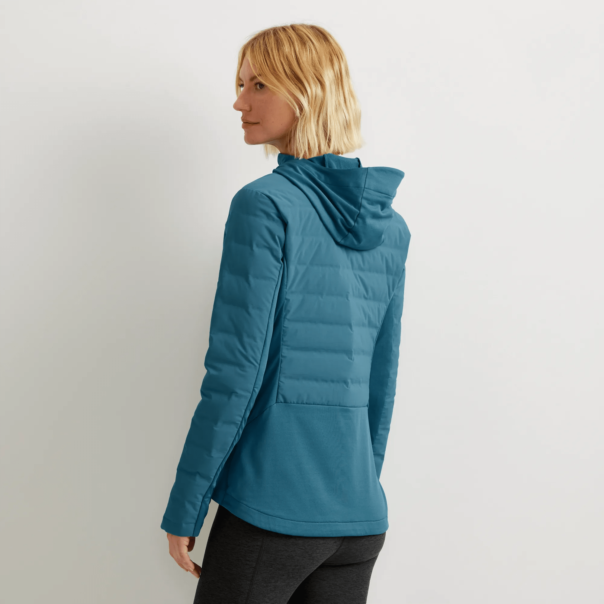 Women's MotionLoft Down Hooded Hybrid Jacket - Image 2