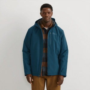 Men's Cloud Cap Insulated Waterproof Hooded Rain Jacket
