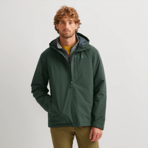 Men's Cloud Cap Insulated Waterproof Hooded Rain Jacket
