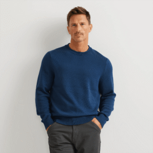 Men's Classic Roll Neck Sweater - Solid