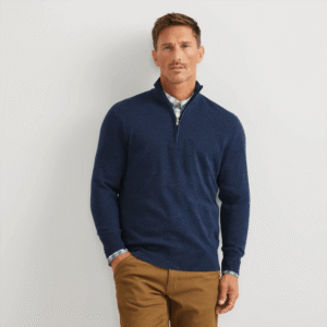Men's Classic Merino Blend 1/4-Zip Sweater