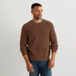 Men's Signature Roll Neck Sweater - Solid