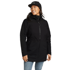 Women's Cloud Cap Insulated Waterproof Trench Coat