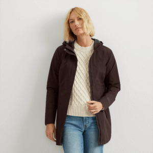 Women's Cloud Cap Waterproof Stretch Hooded Rain Parka