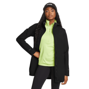 Women's Cloud Cap Waterproof Stretch Hooded Rain Parka