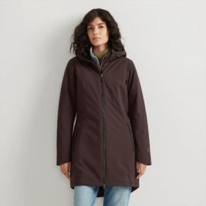 Women's Cloud Cap Stretch Insulated Waterproof Trench Coat