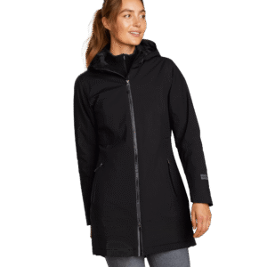Women's Cloud Cap Stretch Insulated Waterproof Trench Coat