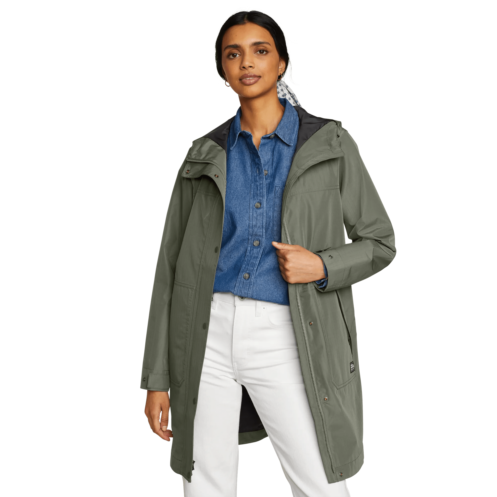 Women's Port Townsend Waterproof Hooded Trench Coat