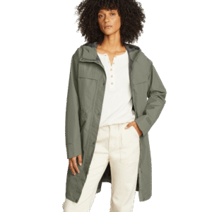 Women's Rainfoil? Waterproof Hooded Trench Coat