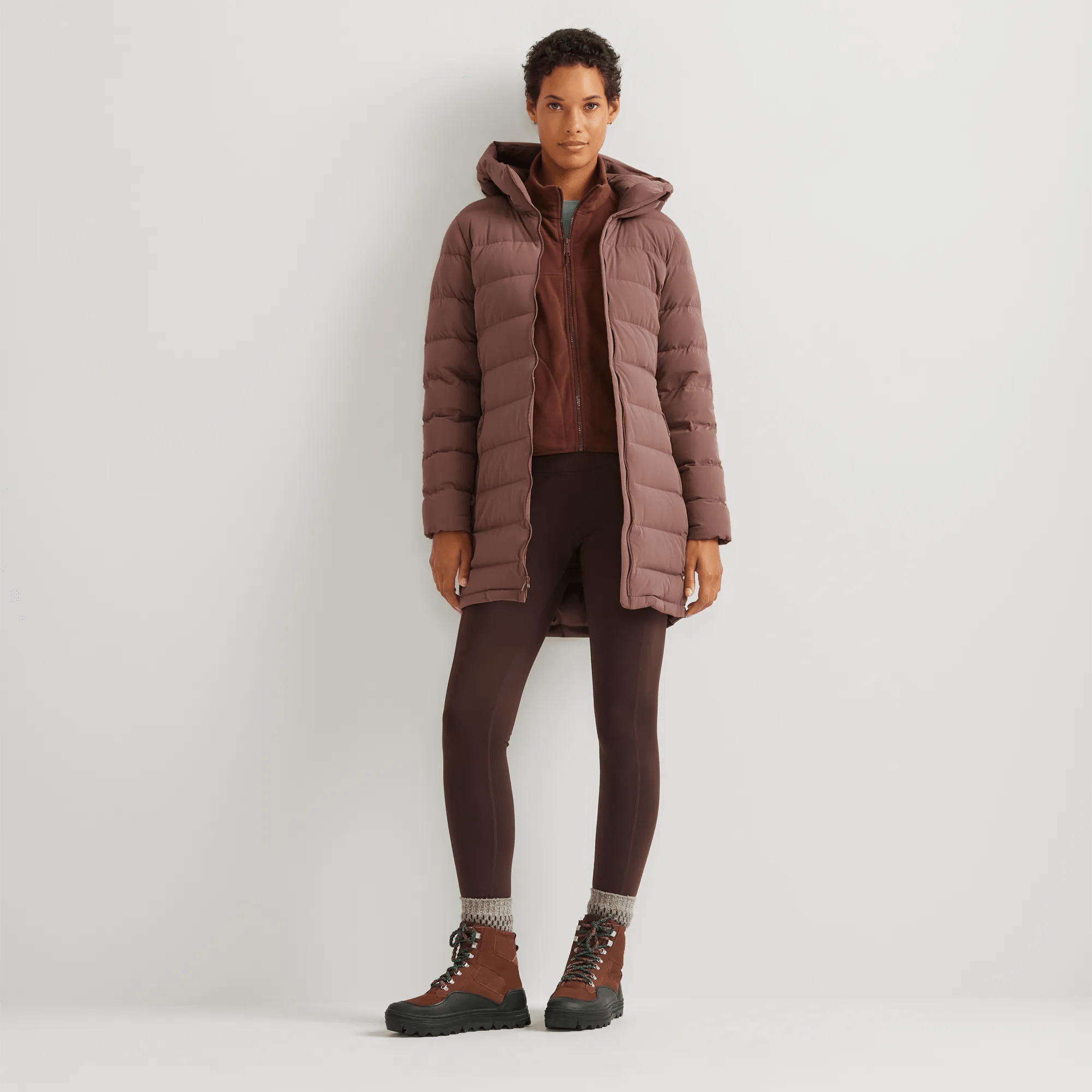 Women's EB Stretch Down Hooded Parka