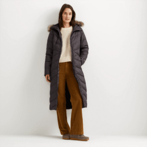 Women's Classic Down Hooded Duffle Coat