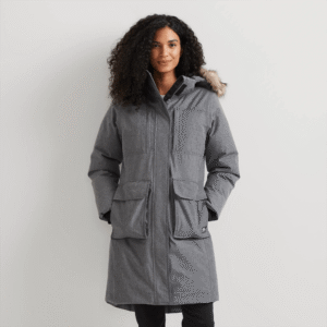 Women's Superior Down Waterproof Hooded Stadium Coat