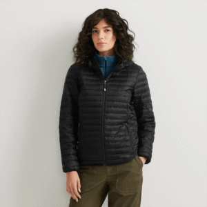 Women's Microlight Packable Down Hooded Jacket