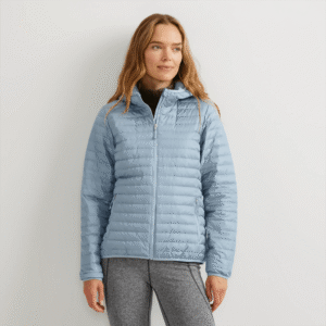 Women's Microlight Packable Down Hooded Jacket