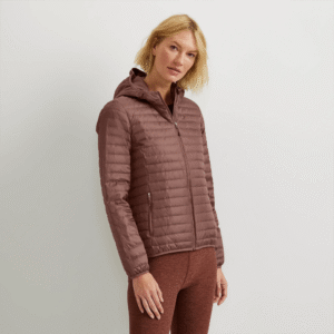 Women's Microlight Packable Down Hooded Jacket