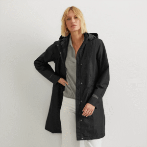 Women's Girl On The Go? Waterproof Hooded Trench Coat