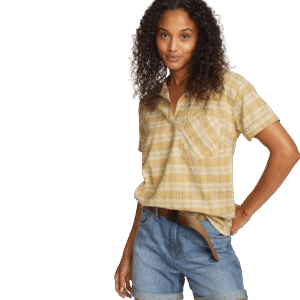 Women's Durable Hemp Short-Sleeve Shirt