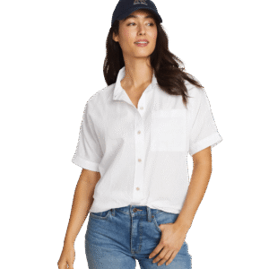 Women's Travel Light Crinkle Cotton Short-Sleeve Shirt