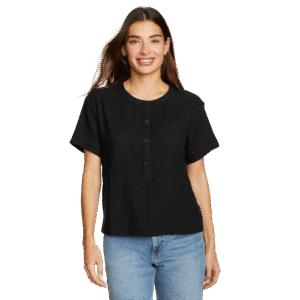 Women's Sun¡¯s Up Short-Sleeve Gauze Shirt