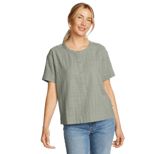 Women's Sun¡¯s Up Short-Sleeve Gauze Shirt