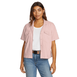 Women's Everyday Cotton Short-Sleeve Shirt