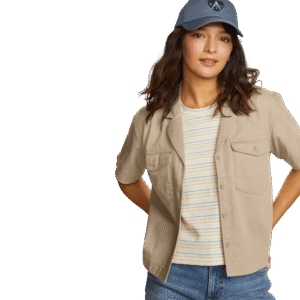 Women's Everyday Cotton Short-Sleeve Shirt