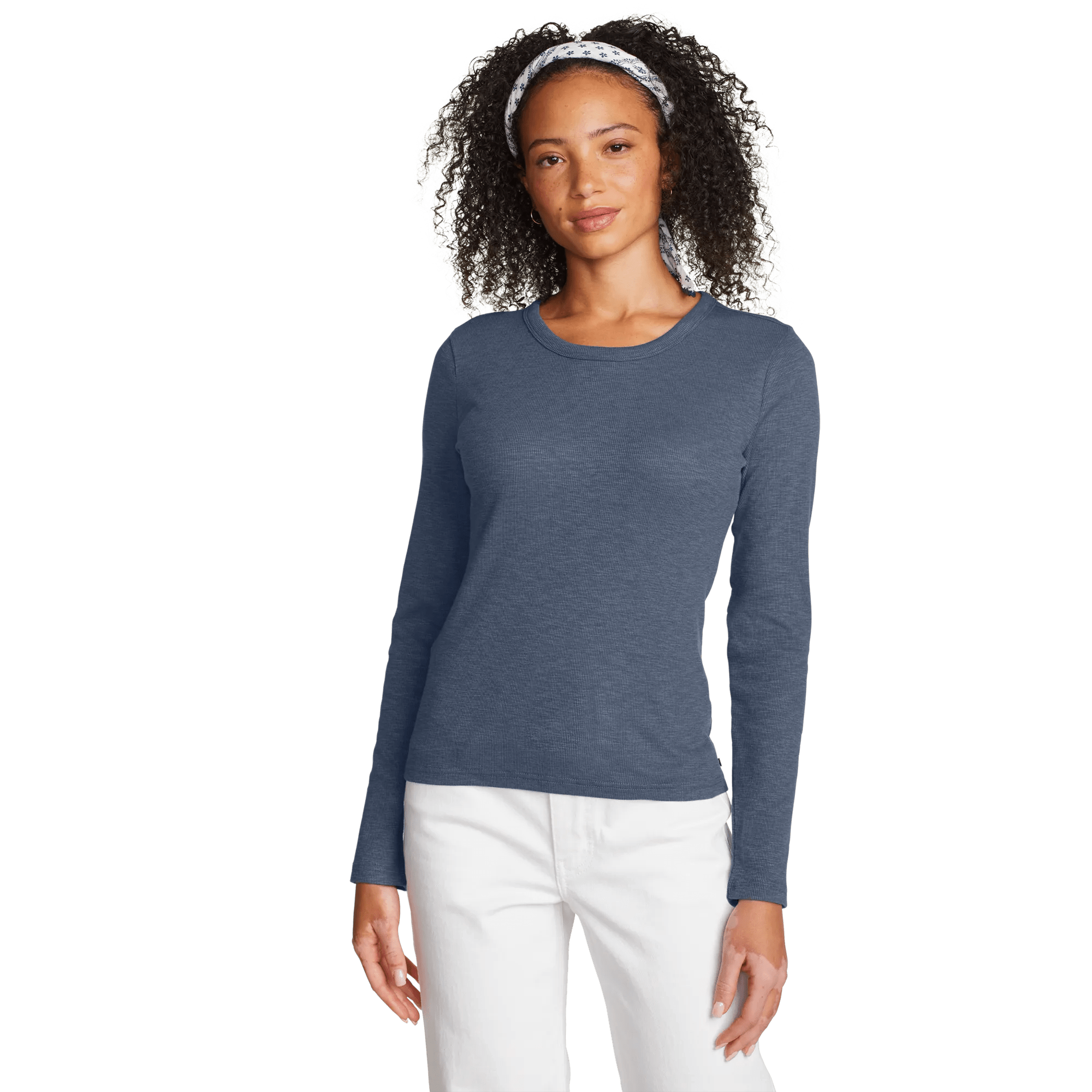 Women's Infinity Slub Long-Sleeve Crew
