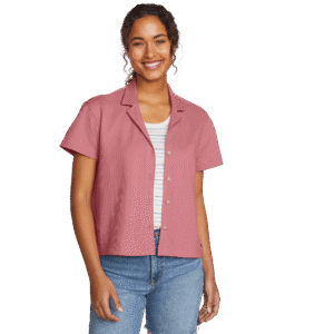 Women's Seersucker Camp Shirt